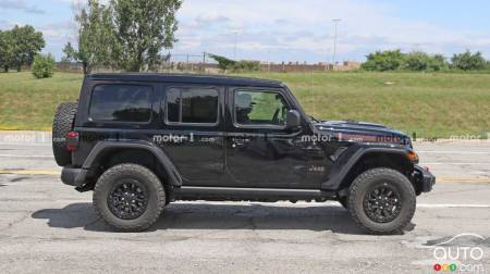 Jeep Wrangler à V8, profil